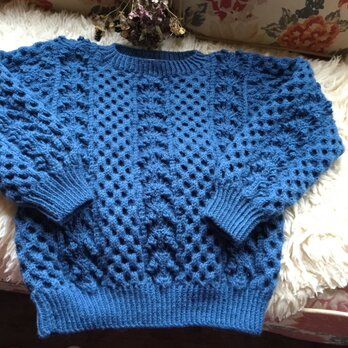 ヘブンリーブルー(天上の青)セーター