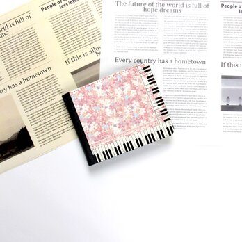 （送料無料）二つ折り財布（かぶせ蓋タイプ）【ブルーローズⅥ）】（名入れ可）