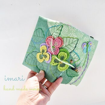 パンジーブックカバー2026・01