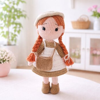 あみぐるみ 人形 ニットトイ ドール 編みぐるみ プレゼント 出産祝い 女の子