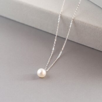 淡水パールの1粒ネックレス【Silver925】