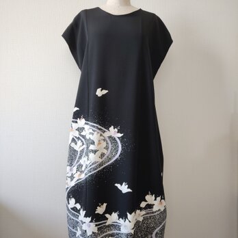 留袖リメイクワンピース