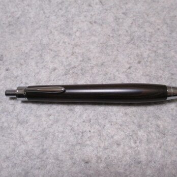 青黒檀　木地仕上げ　木軸ボールペン(シャープペンシル)　希少材