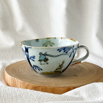 チコロット❤️すべて手描き❤️染付け❤️スープカップ❤️カフェオレボウル❤️シリアルカップ❤️お味噌汁お椀❤️童話