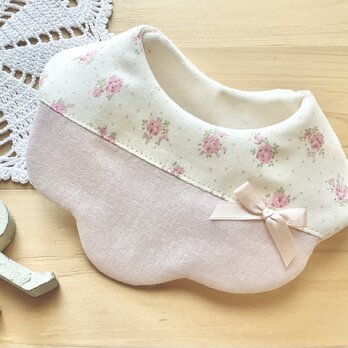 再販♪新作♪pink rose♪オーガニック♪ふわふわやわらかスタイ♪のコピー