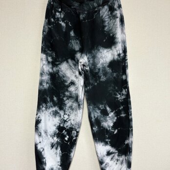 タイダイ スウェットパンツ XLサイズ 黒 ブラック ムラ染め HD25-54