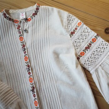 フォークロア ディアンドルブラウス 民族衣装 kruger dirndl　ヨーロッパ古着