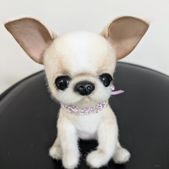 ぬいぐるみ☆チワワ☆子犬☆白