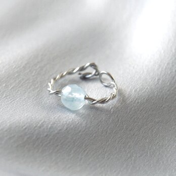 Twist Cuff（アクアマリン）-tumble-