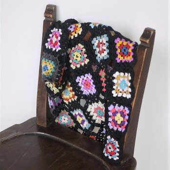 手編みモチーフ テーブルマット グラニースクエアー おばあちゃんの編み物　ドイツ