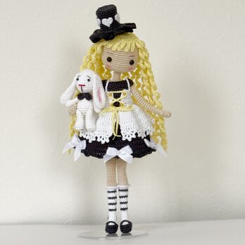 あみぐるみ ₍ ᐢ. ̫ .ᐢ ₎ブラックアリスちゃん✿着せ替え人形さん