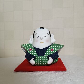 福助さん　【格子柄】