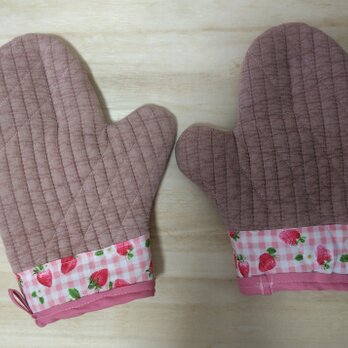 いちごの鍋掴み☆ペア