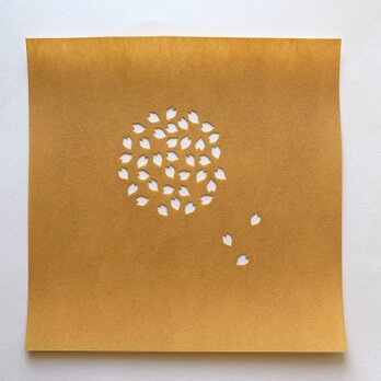 染型紙（花びら・Ｊ）