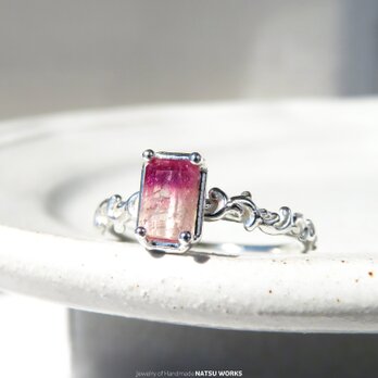 バイカラー トルマリン リング / by-color pink Tourmaline Ring 249