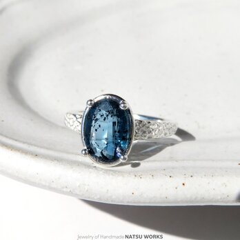 モス カイヤナイト リング / blue Moss Kyanite Ring 258