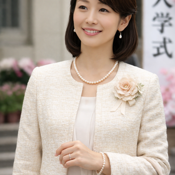 パール　フォーマル3点セット　AAA淡水パール6mmネックレス　ブレスレット　ピアス／イヤリング　結婚式　入学式　卒業式