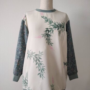 i着物リメイクトレーナー風