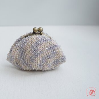 ばあば ⁛ つぶつぶガラスビーズのがま口（はるかぜ ・2073）