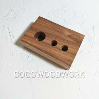 46502はんこ立て(ウォールナット材)