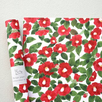 デザインペーパー  椿