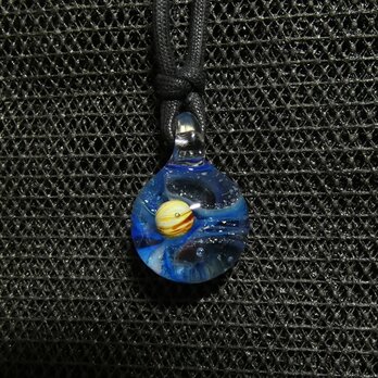 銀河、木星NO.293（ガラス、とんぼ玉、銀河、宇宙、惑星、一点物、伝統工芸）