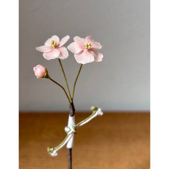 季節小物【 花笑み桜　1枝】春　桜　お花見　ミニチュア　ミニサイズ　和モダン　花