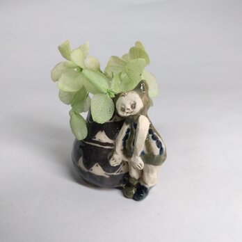 ちびっこ花器【 みどり 】