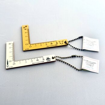 L字型木製定規　2種
