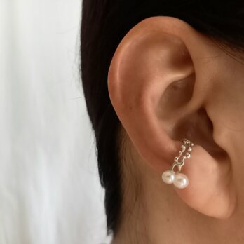 Utoka ☆silver  蔓と双子ちゃん イヤーカフ   d