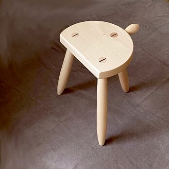 ミニスツール　＜ビーチ＞　