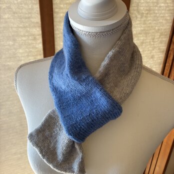 No.1578 カシミア配合手編みマフラー