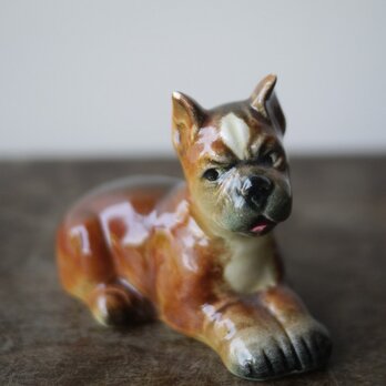 GOEBEL ボクサー犬　ゲーベル　フィギュリン　ドイツヴィンテージ