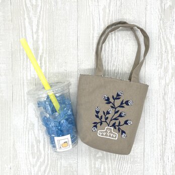 カフェバッグ  粒花花瓶