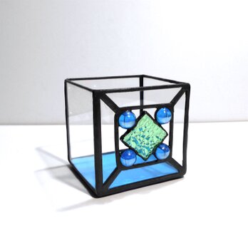 B dama 4つのステンドボックス