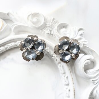 【フランス買付】ヴィンテージ グレービジューイヤリング1950−70s【1万円以上で送料無料】