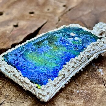 ローマングラス・シルバーペンダント(送料無料)