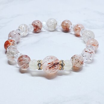 ✦数量限定✦変わりたいのに動けないときに◎天然石ブレスレット｜スーパーセブン・リビアングラス No.866