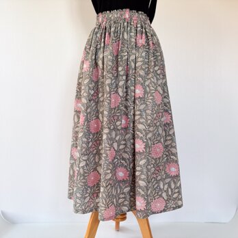 やわらかインド綿ギャザースカート