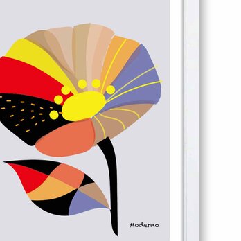 アートに咲く　花　送料無料 　イイネたのしいポスター　イラスト　ポスター　アートポスター　アート/sei検索新着順　2866