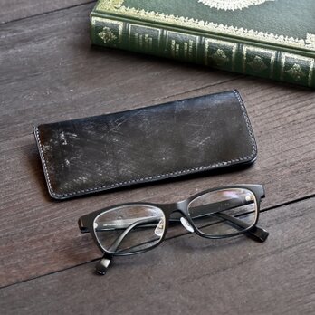 ブライドルレザー メガネケース