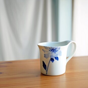 ご予約品　マツムシ草　300ccたっぷりマグのコピー