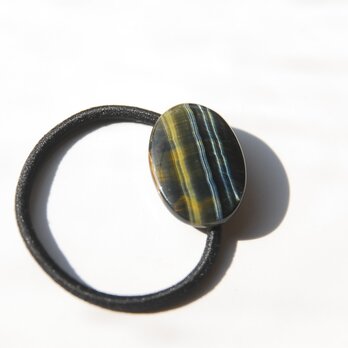 マルチタイガーアイのヘアゴム　