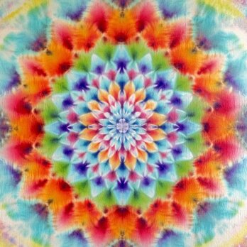 タイダイ タペストリー 大曼荼羅 "春色曼荼羅" HD25-59