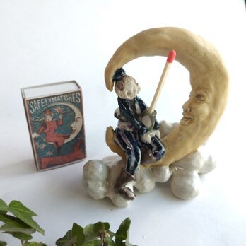 月と男　　【燐寸箱ノ世界】