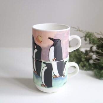 ARABIA  / Helja /Kuppileikki Pingviinit マグ No.6441