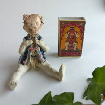 猿面ちびっこ　【燐寸箱ノ世界】