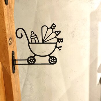 『ベビーカーベビーサイン』_ベビールームサイン_067