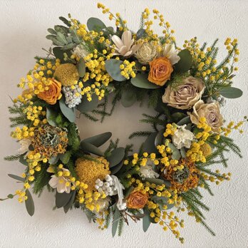 ☆Lさま専用ページ＊＊黄色の春色リース