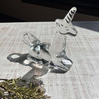 夢見るユニコーンのガラスオブジェ｜バーティルヴァリーン Bertil Vallien｜BODA